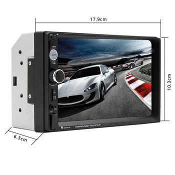 Camecho 2 Din Car stereo Radio media navigaciju player Mirror Link Car Stereo za VW Passat i Škoda Podrška rearview