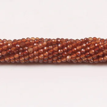 Bhd 2 mm 3 mm prirodni narančasta granat je kamen cijele izbrušena dragulj slobodnih zrna DIY pribor za izradu nakit ogrlica narukvica