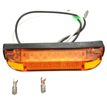 6 LED razmak strani dimenzionalni fenjer indikatorsko svjetlo bend kamion prikolica kamion 12V, narančasta