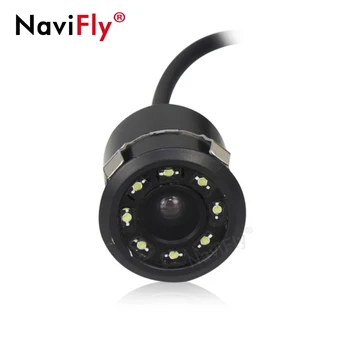 CCD kamera retrovizor automobila vodootporan širokokutni 8 LED noćno vozila sigurnosna kamera za pomoć pri parkiranju s parkirališnim pjesma