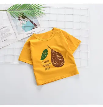 Dječja odjeća dječak djevojčica majica za ljeto besplatno dijete djeca majice slatka crtani pamuk kratki rukav majice dječaka vrhovima tees