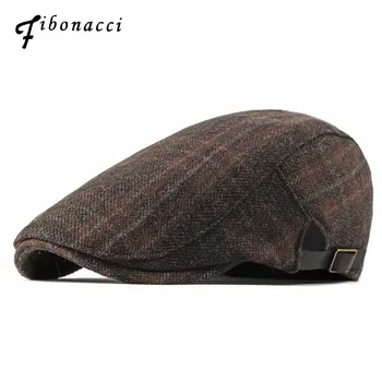 Fibonacci visoke kvalitete odrasle klasicni beretke muški vuneni pokrivač taksist Flatcap kape za žene ivy Novinar kape