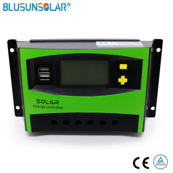 20A-60A 12/24V MPPT LCD zaslon solarni regulatori punjenja PV PWM kontroler solarni punjač za baterije Dual USB Solar Controller Charge
