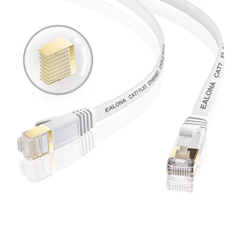 1m 5m 15m 30m kabel Cat 7 crno bijeli Ethernet kabel Cat7 stana mreže patch kabel RJ45 SSTP Lan kabel modem router kabel CAT7