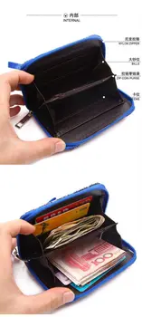 Anime One Piece Monky D Luffy PU kratkom Novčanik novčanik s patent zatvarač