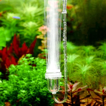 Visoka Kvaliteta Akvarij Prozirni Mjehur Brojač Raspršivač Za Akvarijske Vode Biljke Co2 Cilindar Difuzor Резольвер