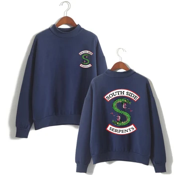 Riverdale Season sweatshirt High-neck Streetwear South Side Serpents Crewneck Sweatshirt hoodie Harajuku Sweatshirt Sudadera