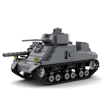 579ШТ DIY kreativne gradivni blokovi prikupljeni MOC Drugog svjetskog rata vojni tenk AMERIČKE vojske m3 spremnik model poklon dekor