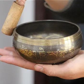 Pjevanje bowl Гималайская ruka jam čakra meditacija je religija vjera budistički potrepštine kućni ukras za joge Tibetanski
