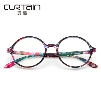 Berba WomenRound okvir prozirne leće za naočale za čitanje možete koristiti kratke optičke bodove student Oculos modne naočale N727