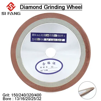 Diamond brušenje krug smola plesti prešano disk 75/80/100/15 mm brusilica za rezanje 150/240/320/400 grit za rezanje snaga Abrasiv