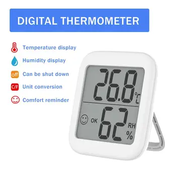Mini digitalni LCD termometar senzor hygrometer senzor za praćenje prikaz detektor vlage unutarnji dječja soba