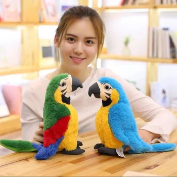 Novi 25 cm papagaj ptica slatka simulacija pliš plišane životinje lutka Glavni automobil dvorište dekor dar za djecu i odrasle