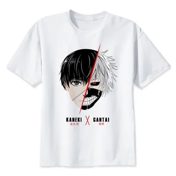 2018 New Japanese Tokyo Ghoul T Shirt Printed Tokyo Anime Ghoul Shirt Clothes Ken Kaneki t-shirt muška t-shirt kratki rukav djeca