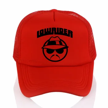 LOWRIDER Pismo ispis kapu svakodnevni sportski mreže cap ljeto hip-hop kamiondžija šešir
