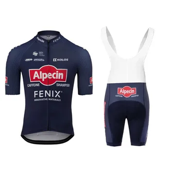 Alpecin Fenix UK Maillot Cycling Jersey Kit 2020 Summer Men Bike Odjeca Short Sleeve Ropa Maillot Hombre Conjunto Bycicle Wear