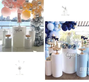 Novi proizvodi cijele cilindar postolju prikaz umjetnosti dekor lajsne stupove za DIY svadbeni nakit odmor