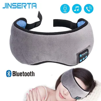 JINSERTA Wireless Stereo Bluetooth slušalice Sleep Mask 5.0 Bluetooth Sleep soft slušalice podrška za telefoniranje bez korištenja ruku Sleeping Eye Mask