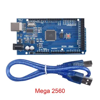 Kit 3D pisača RAMPS 1.4 Controller Mega 2560 R3 mikrokontrolera 5pcs A4988 stepper driver LCD 12864 za detalje 3D pisača