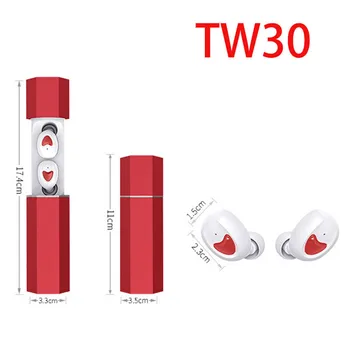 TWS Bežične Bluetooth slušalice TW30 HD Mic slušalice glazbene slušalice vodootporne slušalice sportske slušalice radi na svim pametnim telefonima