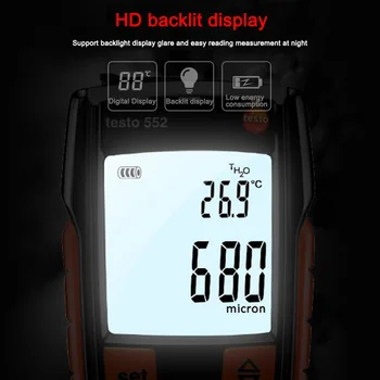 Testo 552 digitalni вакуумметр s Bluetooth sustav rashladne i toplinske pumpe mjerni manometar manometri