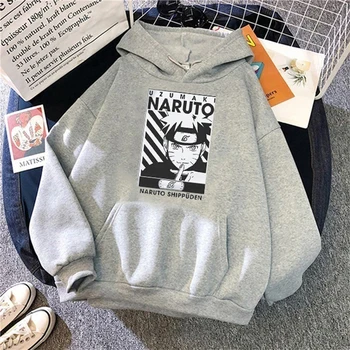 Harajuku Fashion Japan Naruto Naruto Itachi Legenda Never Die Print Hoodie Unisex Majica Sa Kapuljačom Pulover Vrhovima Plus Size
