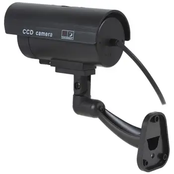 Vodootporna kamera CCTV False Camera Emulational Outdoor Lažni Dummy Camera za sigurnost s bežičnim treptanje treptanje crvenog led