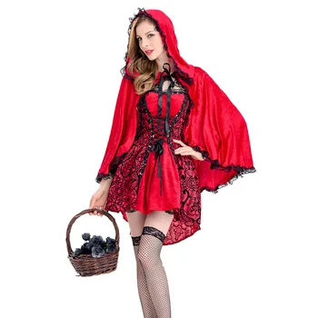 Novi veličina Halloween crvena kapica odijelo cosplay party noćni klub ples odijelo kraljice