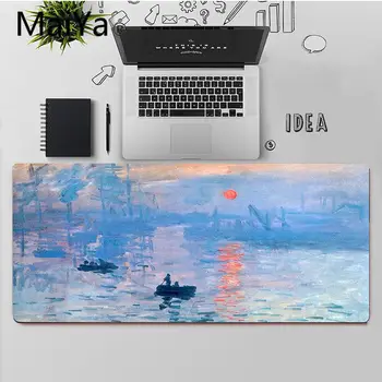 Maya visoke kvalitete Claude Monet umjetnost DIY Dizajn Predložak igre miš Besplatna dostava Velika podloga za miša i tipkovnice mat