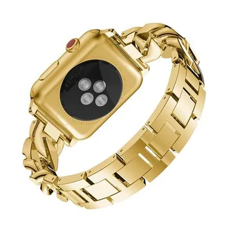 Nehrđajući čelik Dijamant remen za sat apple watch 6 SE band 44 mm 40 mm iwatch 42 38 mm serija 5 4 3 2 1 pribor narukvica remen