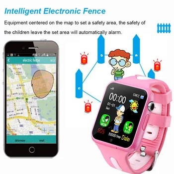 GPS V5K Smart Watch Children Safe Kids Band Track Sport Smartwatch SIM /TF Nazovi SOS Poziv pozicioniranje za dječje poklon pametne sati