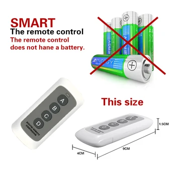 UBARO EU/UK Wireless Remote Control Switch Black Crystal Glass Panel Smart Home Wall Light Lamp Controller Switchers 1/2/3 Gang