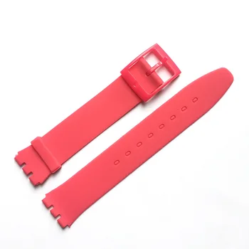 Ultra-tanki kaiš za sat Swatch Skin Strap zamjena булавочной kopče 16 mm silikon gumenih narukvica crvena plava crna bijela narukvica za sat