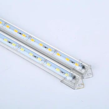 5pcs LED Light Bar 50CM 36LEDs Rigid Strip DC12V performansi aluminij Light Bar for Under Kitchen Cabinet 5630 Waterproof Hard LED Tube