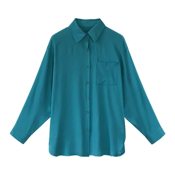 Moda Žena Bluze 2021 Dugi Rukav Žene Majice Ured Radna Odjeća Bijela Bluza Košulja Plus Size Žene Vrhovima Blusas 2071 50
