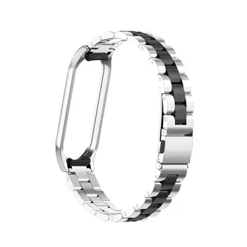 Novi remen od nehrđajućeg čelika mi 3 za xiaomi mi band 3 4 metal watch band smart bracelet miband 3 Zamjena remena+metalno kućište