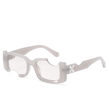 D&T 2021 nova moda pravokutnik sunčane naočale Žene muškarci dizajner brand prepoznatljiv dio-stil gradijenata objektiv PC okvir UV400