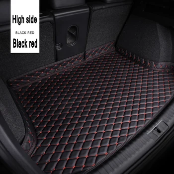 ZHAOYANHUA Custom fit car Trunk mats special for BMW X5 E70 F15 Leather heavy duty 5D rugs carpet floor liners (2006-now)