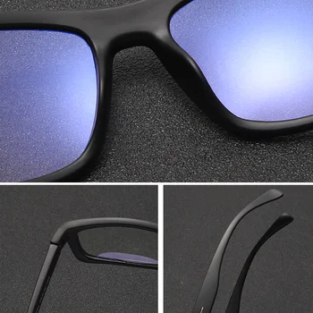 LongKeeper računala naočale muškarci anti-plavo svjetlo naočale Žene prozirna leća optički privlači pažnju UV lock slot naočale