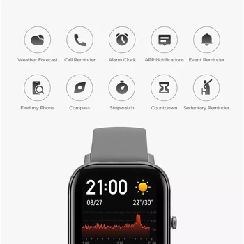 Amazfit GTS Smart Watch Global Version 5ATM vodootporan su Smartwatch 14 dana baterija music kontrola za Android