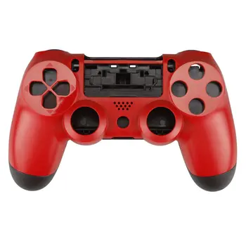 PS4 Crveni komplet kućište Shell Case zamjena Mod Kit za Sony Playstation Dualshock 4 4 PS 4 V1 bežični kontroler, gamepad