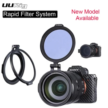Novi UURig RFS ND Filter Rapid Filter System Quick Release Flip Bracket objektiv flip nosač za Sony, Nikon DSLR fotoaparata pribor